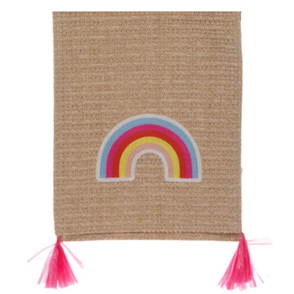 HOBBY LOBBY • Woven Rainbow Table Runner w/ Tassels